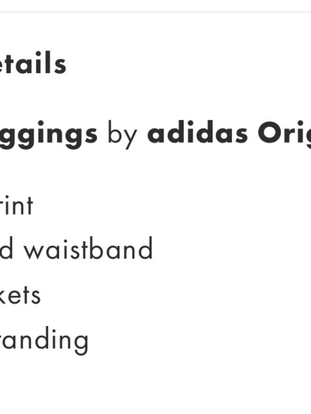 adidas Brown Leopard-Print Track Pants with White 3-Stripes - Picture 3 of 3